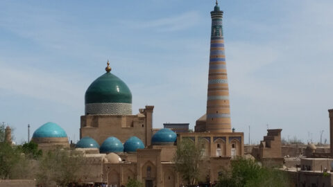 Die Oasenstadt Chiva in Usbekistan