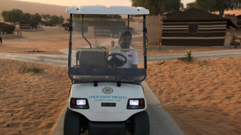 Oman Wahiba Sands Golf Cart