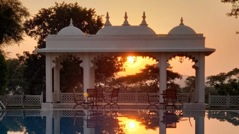 Udaipur Pool im Hotel