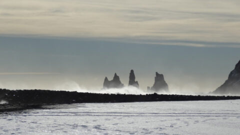 Island Sturm in Vik