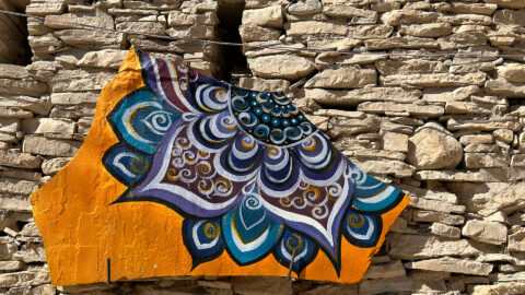 Oman Kunst im Dorf