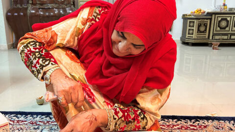 Oman bei Frauen zu Hause