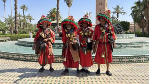 Wasserverkäufer in Marrakesch